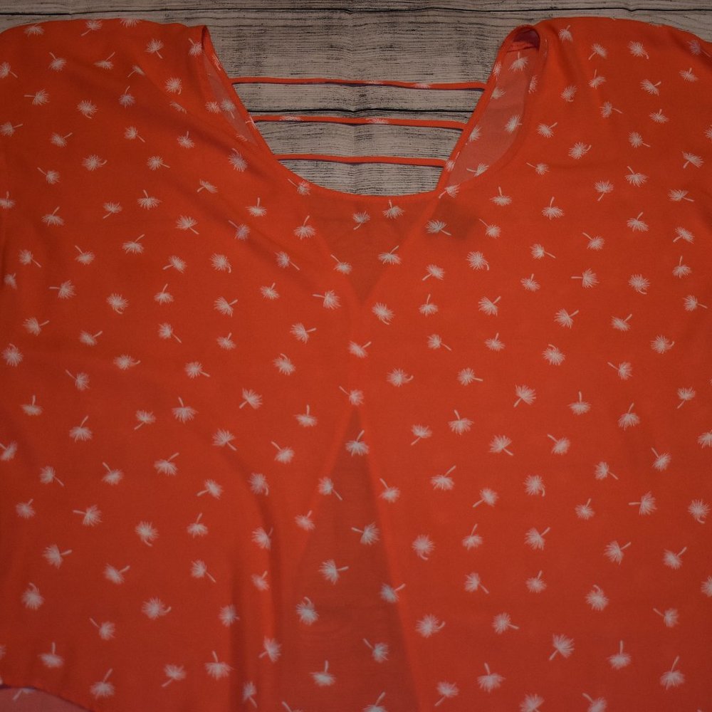 Torrid Open Back Blouse, Size 3, Size 3x, Size 22-24